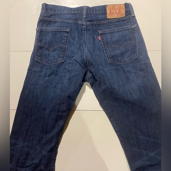 Levi Strauss & Co. - 513 - Men’s - Slim Straight Jeans - 34x32 - Blue - Picture 5 of 6